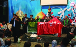 رونمایی از پازل سه بعدی چوبی جنت البقیع ( حرم ائمه بقیع (ع) قبل از تخریب ) با حضور رئیس وقت اداره فرهنگ و ارشاداسلامی استان اصفهان و نماینده مردم اصفهان در مجلس شورای اسلامی