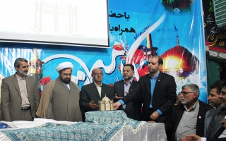 رونمایی از پازل سه بعدی چوبی جنت البقیع ( حرم ائمه بقیع (ع) قبل از تخریب ) با حضور رئیس وقت اداره فرهنگ و ارشاداسلامی استان اصفهان و نماینده مردم اصفهان در مجلس شورای اسلامی