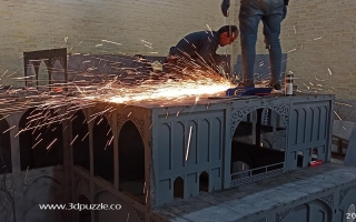طراحی و اجرای سازه های فلزی بناهای تاریخی تخریب شده به روایت تصویر